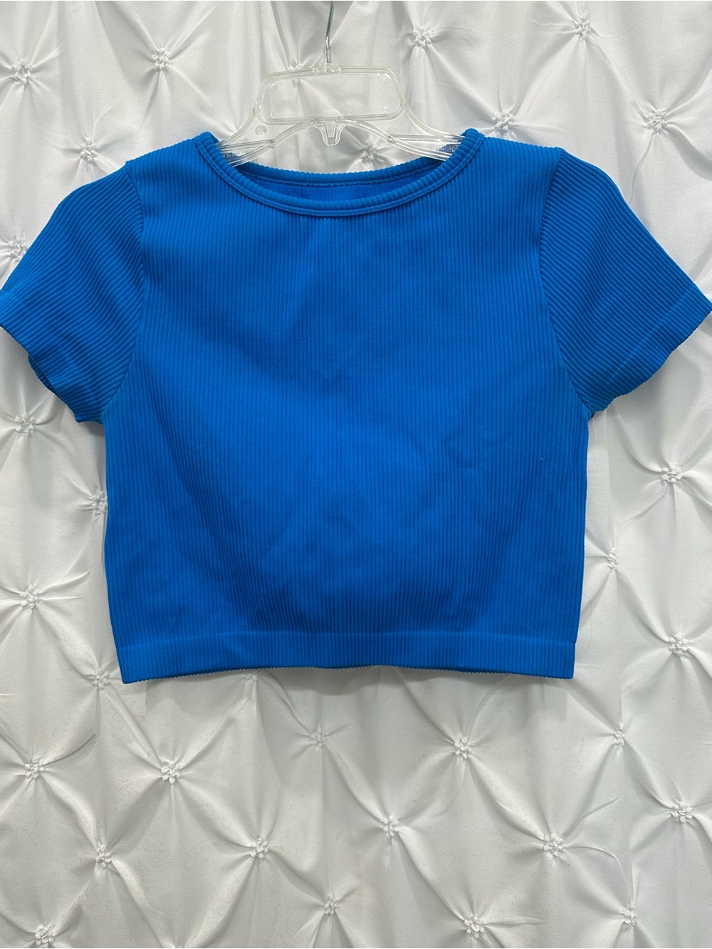 Royal blue crop top
